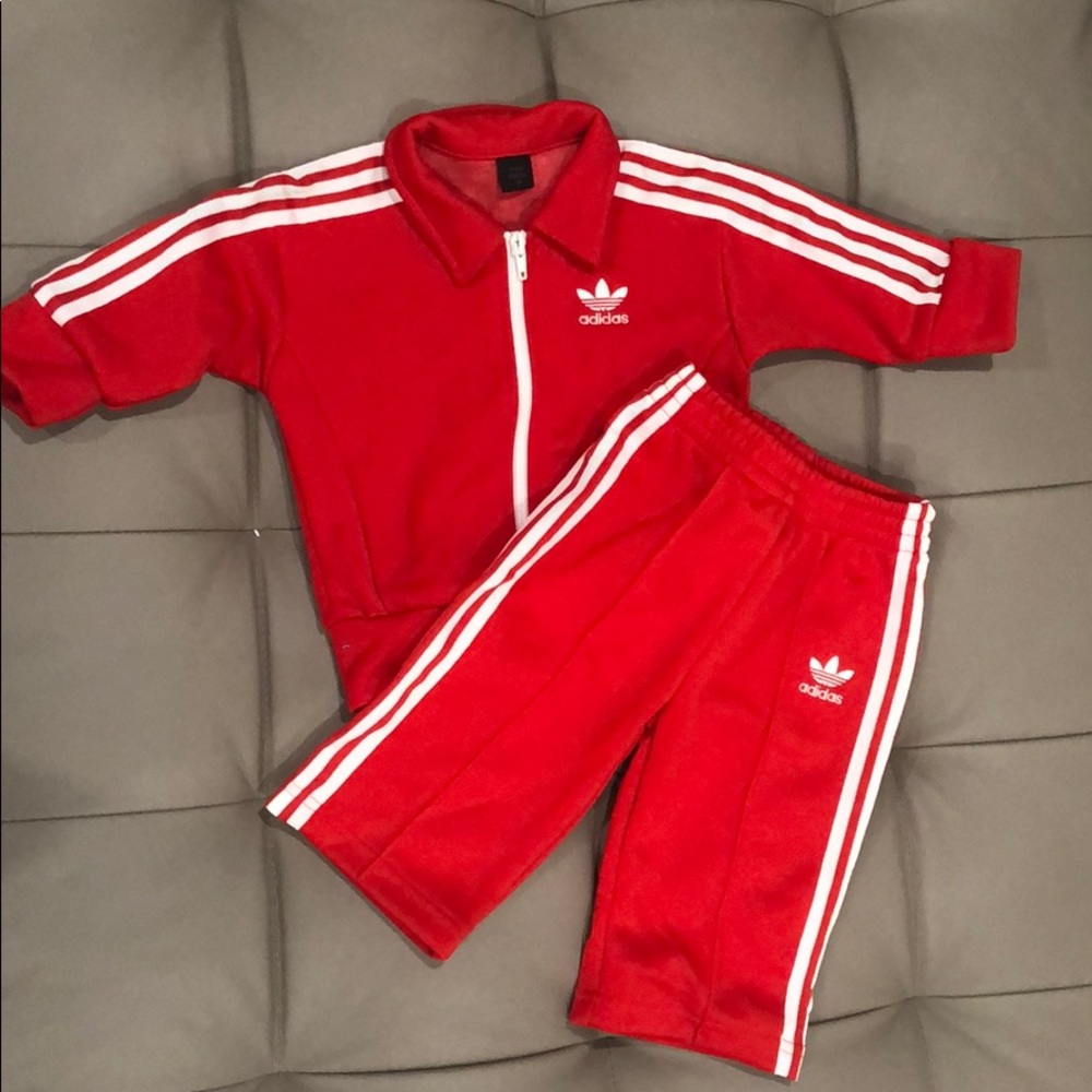 Baby Adidas track suit! Brand new, size 9 months.